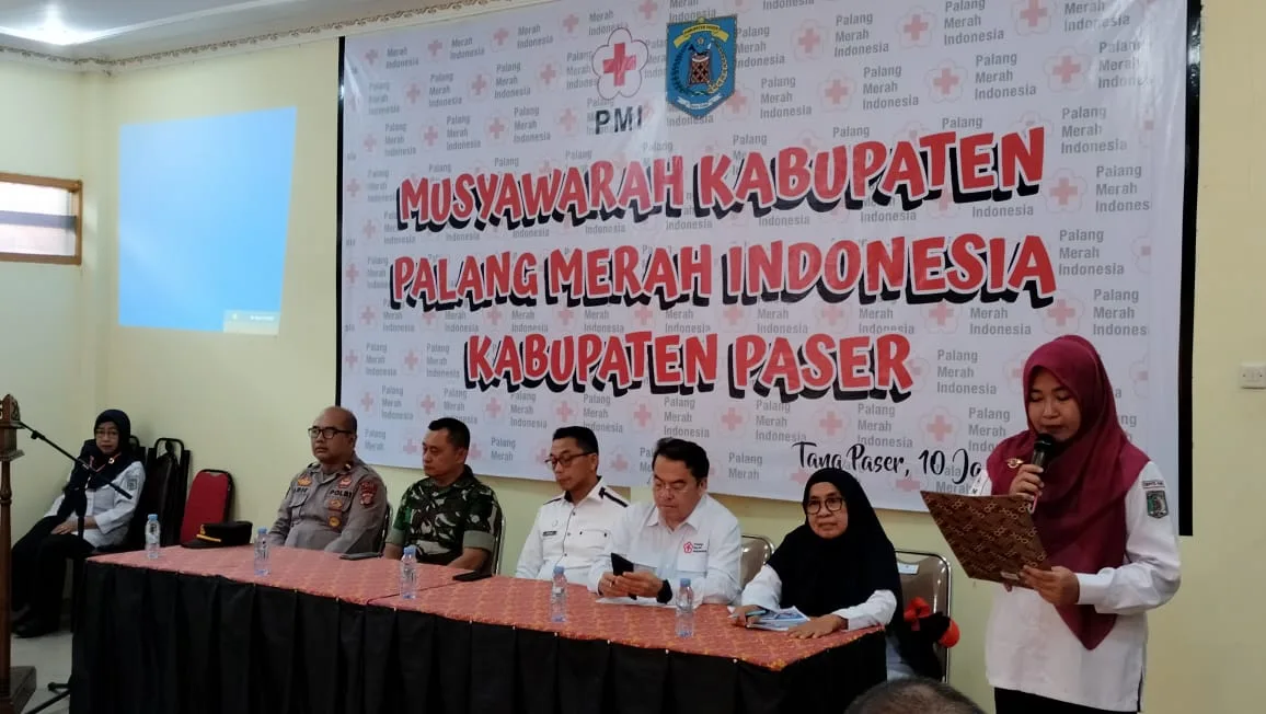 Tingkatkan Peran Kegiatan Sosial, PMI Paser Gelar Muskab ke V
