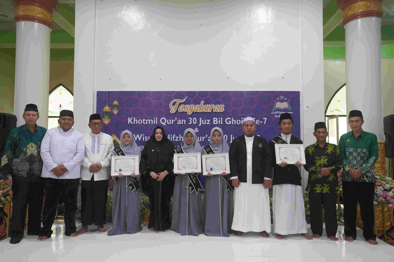 Wabup Masitah Hadiri Khotmil Qur'an VII Ponpes Tahfizhul Qur'an Rahmatul Ummah