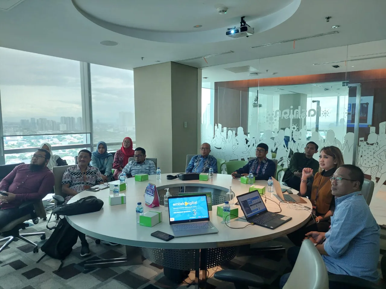 DKISP Paser Kembali Jajaki Kerjasama dengan PT. Emtek Digital