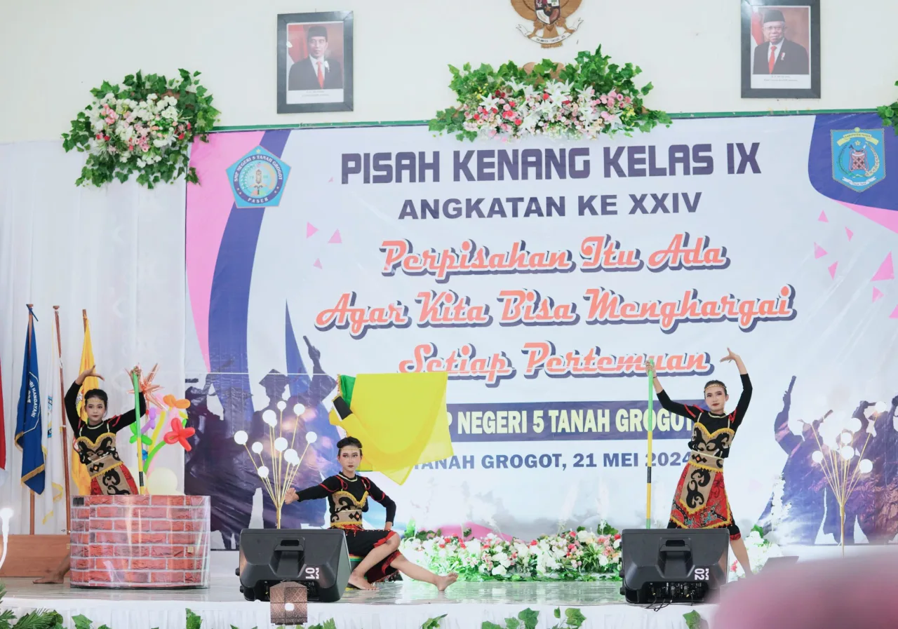 SMPN 5 Tanah Grogot Gelar Pisah Kenang Angkatan ke-24