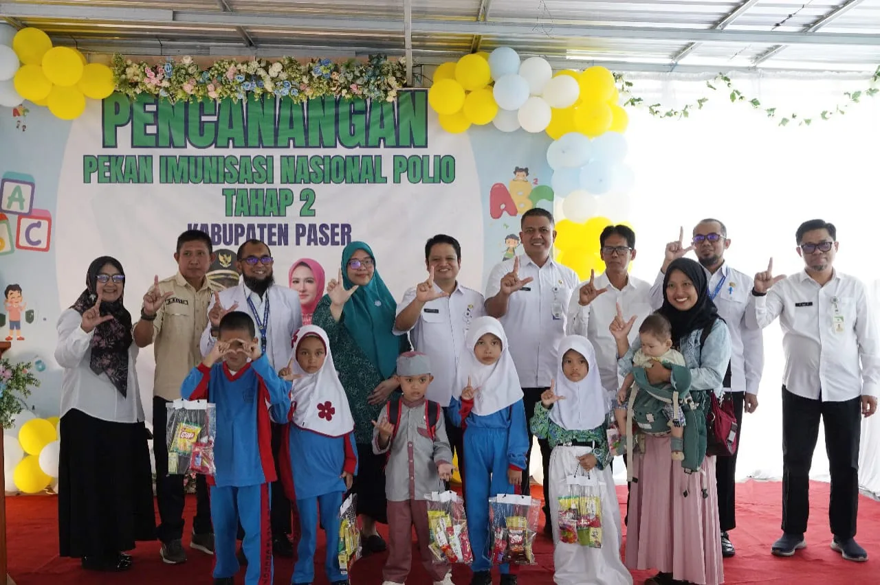 Cegah KLB, Pemkab Paser Targetkan 38.000 Anak Diimunisasi Polio