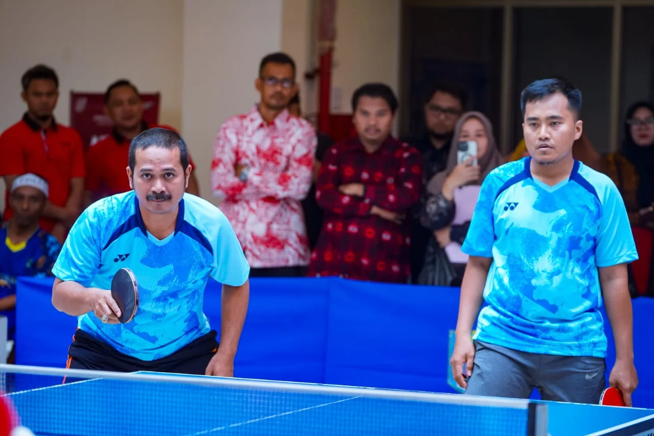 Meriahkan HUT ke-79 RI, Pemkab Paser Gelar Turnamen Tenis Meja