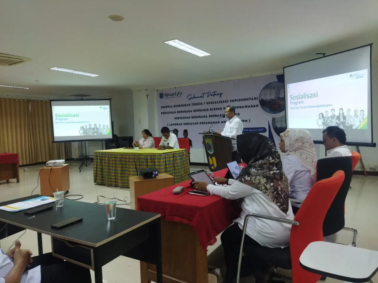 DPMPTSP Gelar Bimtek dan Sosialisasi Implementasi Perizinan Berusaha Berbasis Risiko
