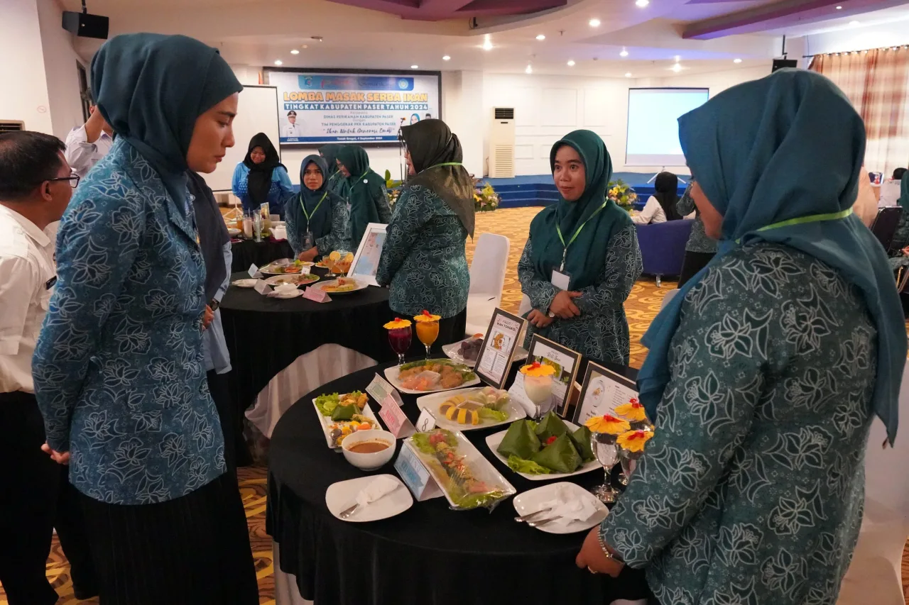 Dinas Perikanan Paser Gelar Lomba Masak Olahan Ikan