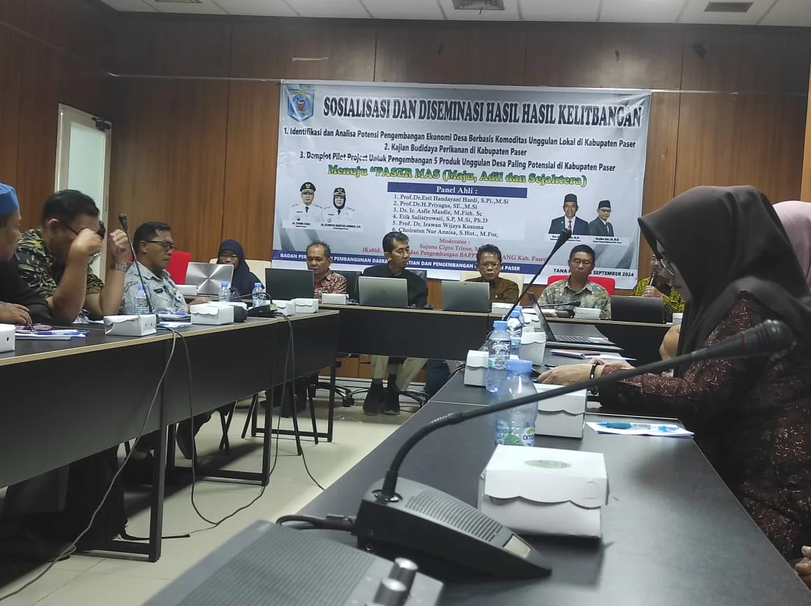 Bappedalitbang Paser sosialisasi Kajian Produk Unggulan Lokal, alokasikan 500 juta untuk pengembangan produk