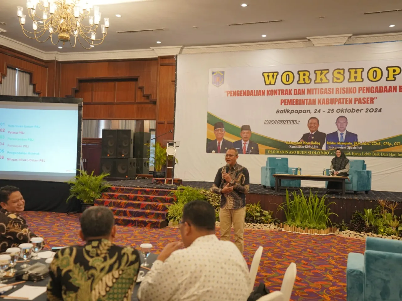 Pemkab Paser Gelar Workshop Mitigasi Risko Pengadaan Barang dan Jasa