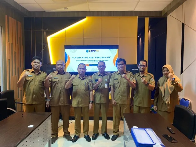 DPUTR Paser Luncurkan Enam Aksi Perubahan, Asnawi : Tingkatkan Kinerja Pelayanan