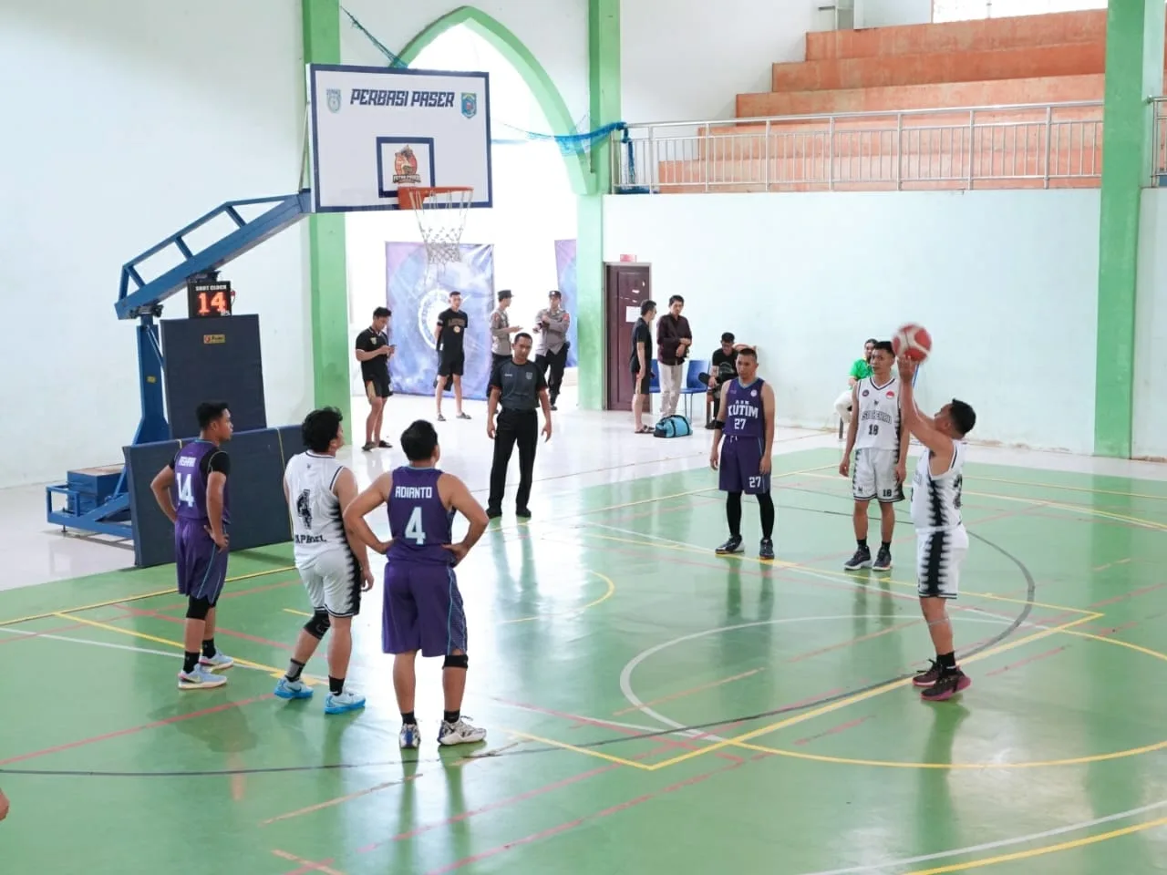 Tim Basket ASN 9 Kabupaten/Kota Berkompetisi di Ajang Porprov KORPRI Kaltim