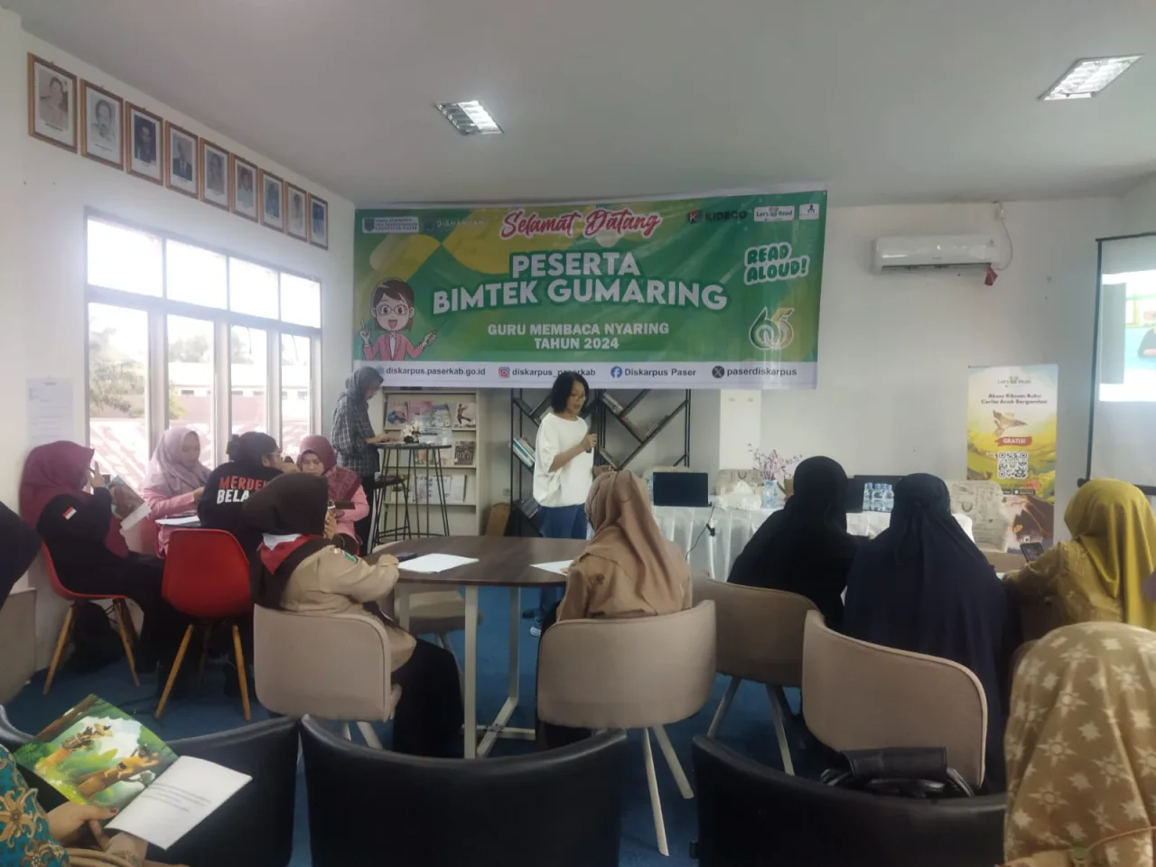 Tingkatkan Minat Baca, Diskarpus Paser Gelar Bimtek Gumaring