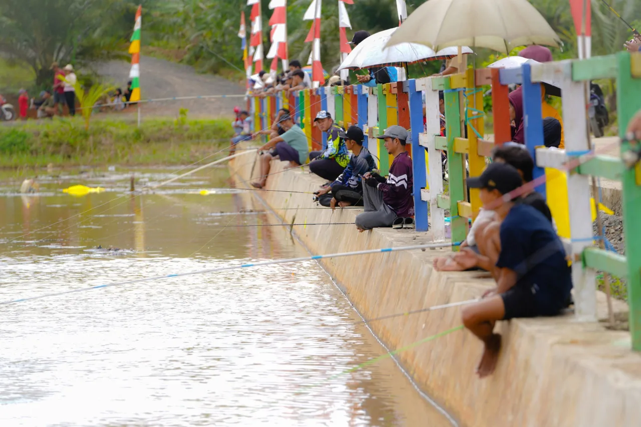 Desa Suliliran Baru Promosikan Wisata melalui Lomba Memancing