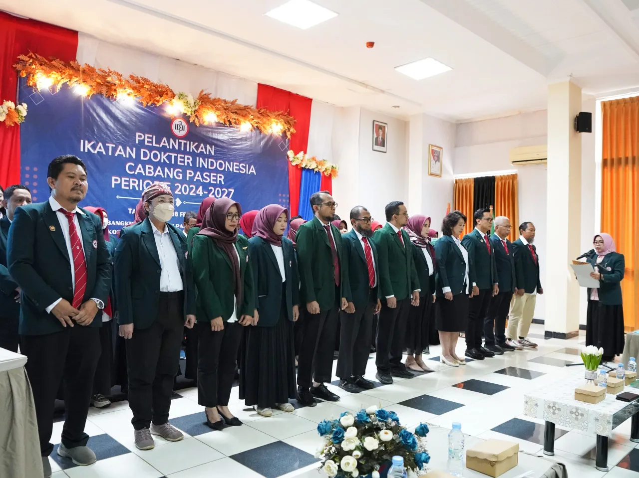 IDI Paser 2024-2027 Dilantik, Tegaskan Komitmennya Tingkatkan Layanan Kesehatan