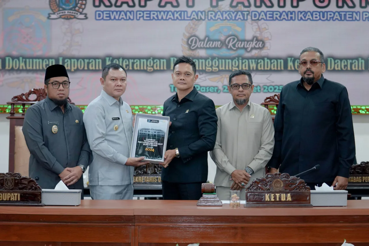 Sampaikan LKPj 2024, Bupati : Penilaian Rasional Sangat Berguna Menyongsong Paser TUNTAS