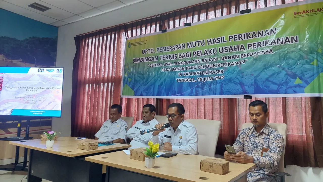 Jaga Mutu dan Keamanan Pangan, DKP Kaltim Bersama Paser Latih Pelaku Usaha Perikanan