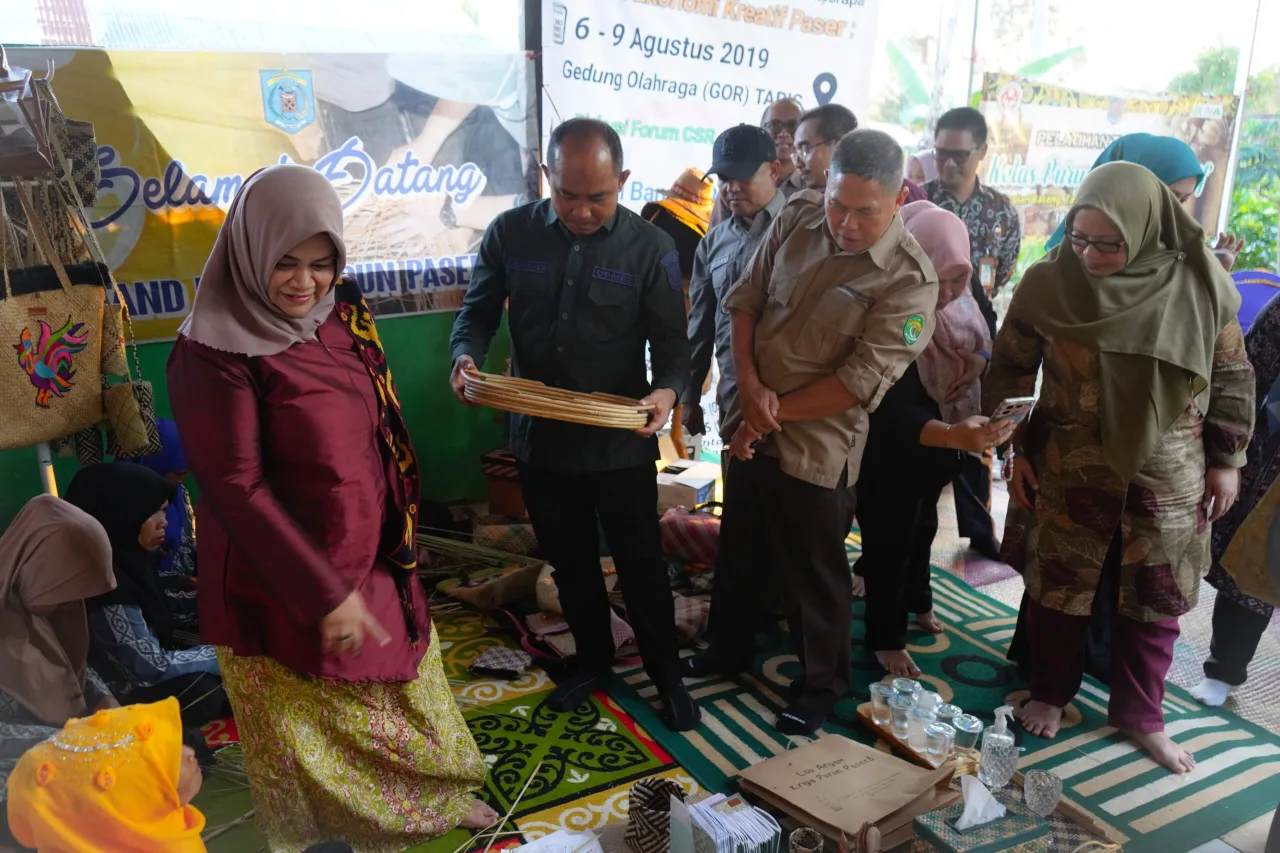 Anyaman Purun Tepian Batang, Masuk dalam Enam Produk Unggulan Terbaik Kaltim