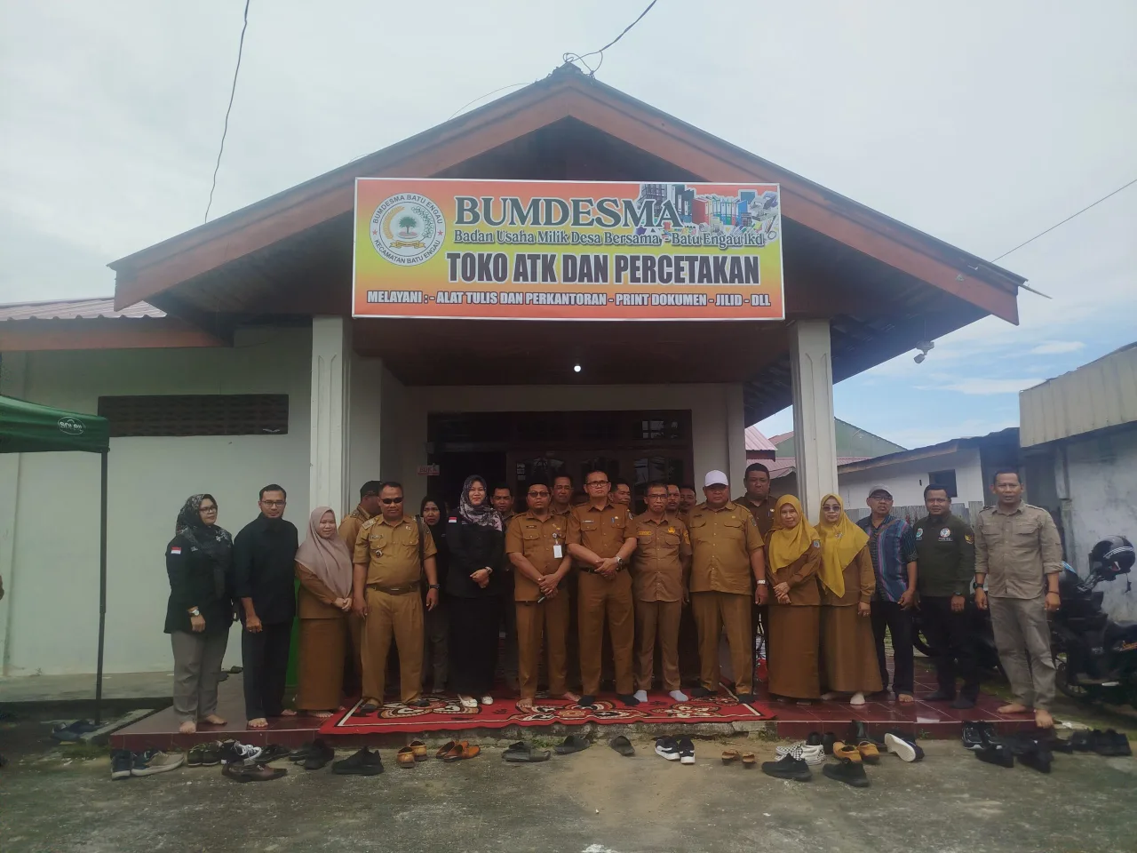 Kembangkan Usaha, BUMDesma Batu Engau Dirikan Toko ATK dan Percetakan di Tanah Grogot