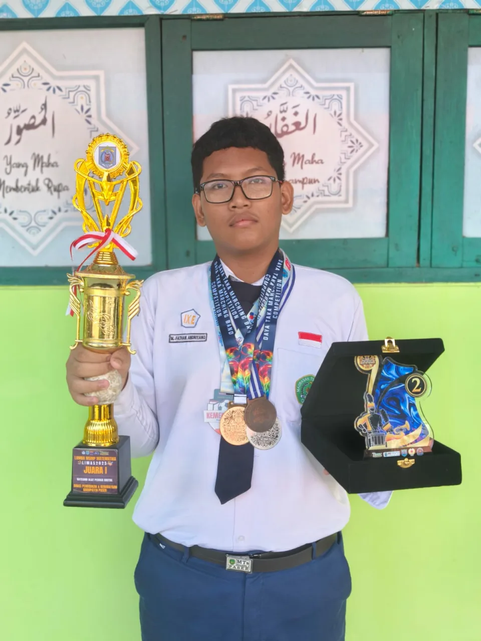 Muhamad Fathan, Siswa MTsN 1 Paser Siap Harumkan Kaltim di OMI Nasional