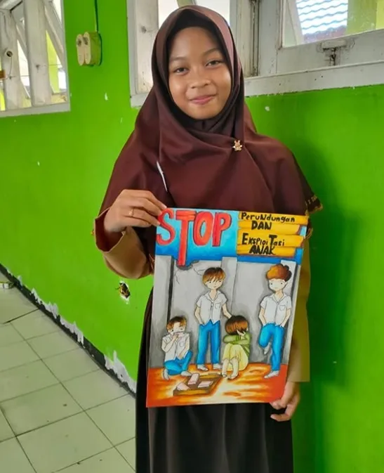Isi Classmeet, Ratusan Siswa SMP Negeri 2 Tanah Grogot Tuangkan Kreativitas dalam Lomba Poster Sekolah Siaga Kependudukan