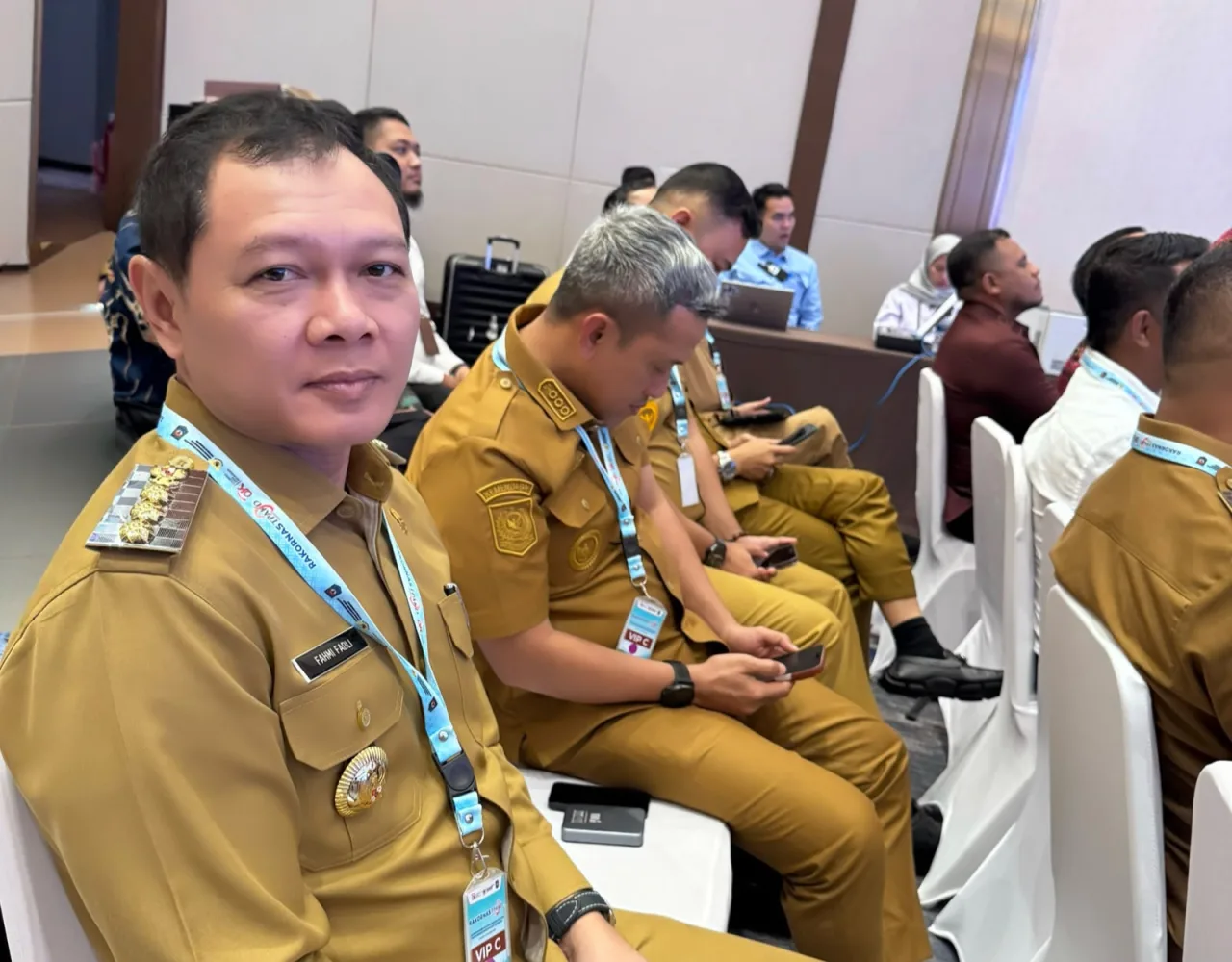 Bupati Paser dr. Fahmi Fadli menghadiri Rapat Koordinasi Nasional (Rakornas) Tim Percepatan Akses Keuangan Daerah (TPAKD) Tahun 2026 di JIExpo, Jakarta, Kamis (22/10/2026)