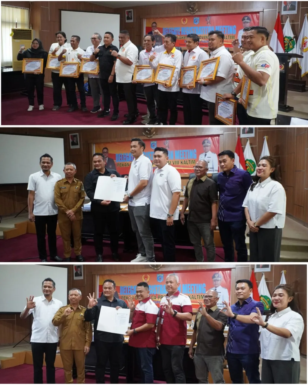 Penyerahan hasil verifikasi atlet kepada KONI 10 kabupaten/kota di Kaltim.  Artikel ini adalah bagian dari Mitra Promedia Group dan sudah tayang dengan judul "Hasil Verifikasi Tim Keabsahan KONI Kalti