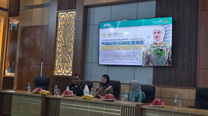 Senator Sinta Rosma Yenti Dorong Penguatan Ekonomi Menuju Indonesia Emas 2045 di Kuaro