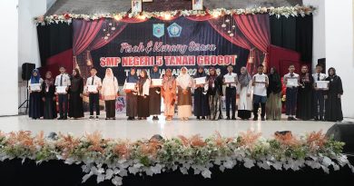 SMPN 5 Tanah Grogot Gelar Pisah Kenang 202 Siswa Angkatan 2025/2026