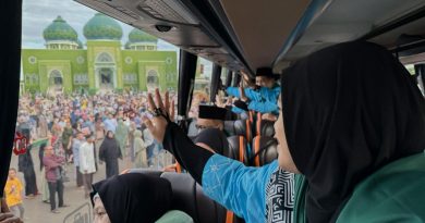 156 Jemaah Calhaj Paser Kloter Terakhir diberangkatkan ke Embarkasi Balikpapan
