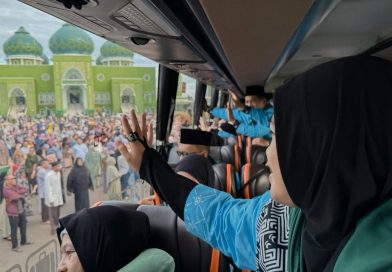 156 Jemaah Calhaj Paser Kloter Terakhir diberangkatkan ke Embarkasi Balikpapan