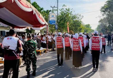 Gerak Jalan Gembira Paser Gaungkan Semangat Antikorupsi Sejak Dini