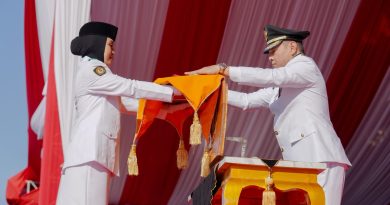 Upacara HUT Ke-81 RI, Paskibraka Paser Sukses Kibarkan Merah Putih